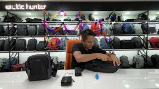 Arctic Hunter Mx Riñonera vs Crossbody [upl. by Ahsyad]