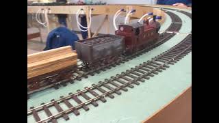 Workington Model Railway Exhibition The FR Pettigrew Class G5 060T with Short Goods Train [upl. by Lawrence]