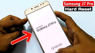 Samsung J7 Pro SM J730 Hard Reset Pattern Unlock Easy Trick With Keys [upl. by Nosrettap98]