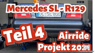 Mercedes SL R129  Teil 4  Airride  Bremssattel lackieren [upl. by Enylodnewg]