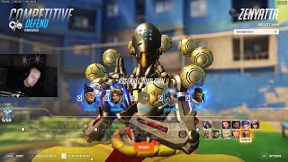 IDDQD ZENYATTA GAMEPLAY OVERWATCH 2 SEASON 12 [upl. by Nnagem]