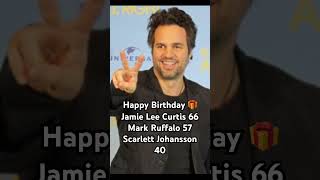 Birthday celebrity celebration hollywood marvel avengers scarlettjohansson markruffalo film [upl. by Tichonn724]