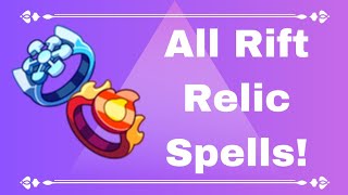 Prodigy All Rift Relic Spells From Dragon Isle [upl. by Alyakcm522]