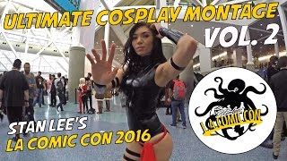 Stan Lees LA Comic Con 2016 Cosplay Montage Vol 2 GoPro Comikaze [upl. by Adamsen914]