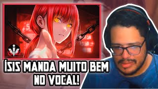 REACT quotMakima Chainsaw Man  A Peste  Isis Vasconcellosquot [upl. by Alodee13]