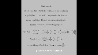 Problem 111  Dipole Radiation Electric Dipole Radiation Introduction to Electrodynamics [upl. by Keel]