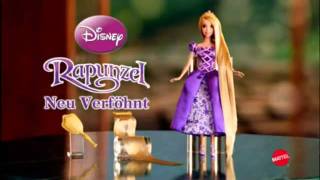 Tangled Rapunzel Basic MATTEL Doll Commercial [upl. by Anerres]