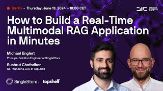 How to Build a RealTime Multimodal RAG Application in Minutes [upl. by Avera]