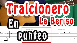 Traicionero La Beriso Tutorial guitarra [upl. by Aloap]