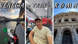 Como ir en tren 🚊 de VENECIA a ROMA  Italia 🇮🇹  Cómodo seguro y BARATO [upl. by Aicilyt]