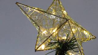 NICEXMAS Puntale per albero di Natale a forma di stella [upl. by Naujid]