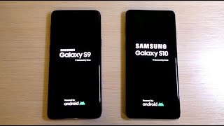 Samsung Galaxy S9 vs S10 Bootanimation [upl. by Aihppa158]