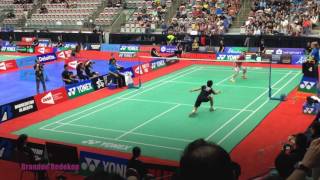 Lee Chong Wei vs Takuma Ueda Nice Camera Angle Highlights [upl. by Chelsey]