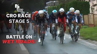 FINISH BATTLE  CRO Race Stage 5 Highlights [upl. by Eninaej]