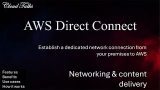 AWS Direct Connect [upl. by Araic]