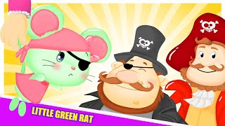 NEW 💚🐭Have a great time with Pirate Titounis  The little Green rat  Songs for kids [upl. by Eyar27]