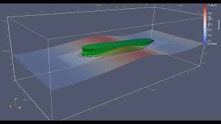 Seakeeping head wave using OpenFOAM short [upl. by Altheta543]