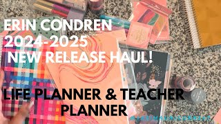 Erin Condren Teacher and Life Planner 20242025 Haul [upl. by Cathyleen]