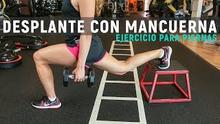 Desplante Con Mancuerna  Ejercicio para Piernas [upl. by Halik]