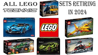 All Lego Technic Sets Retiring In 2024 [upl. by Cynde]