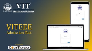 Steps describing how to take an online VITEEE Admission Test on CodeTantra platform [upl. by Simons]