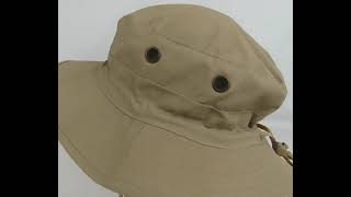 TruSpec Boonie Hat Type II OSFM Hat Sun Hot Weather Adjustable Khaki [upl. by Man970]