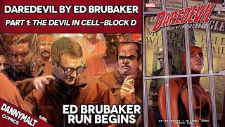 Daredevil by Ed Brubaker  Part 1 The Devil In CellBlock D 2006  Comic Story Explained [upl. by Lurette]