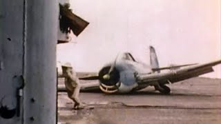 Dangers of Carrier Landing  Stock Footage [upl. by Sylvanus]