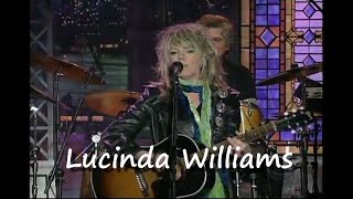 Lucinda Williams  Are You Alright 32008 Letterman [upl. by Bethany]