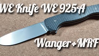 WE 925A  WangerMarkus Reichart  Hochwertiges Slipjoint mit Cran Force Feder  42a konformEDC [upl. by Corydon]