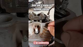 Sinal que o motor tá batendo válvula motos oficina titan150 motor [upl. by Lime]