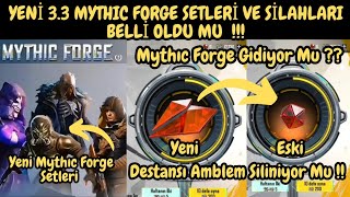 33 MYTHIC FORGE İÇERİĞİ BELLİ OLDU MU  MYTHIC FORGE KALKIYOR MU  PUBG MOBİLE MYTHIC FORGE 2024 [upl. by Retrac]