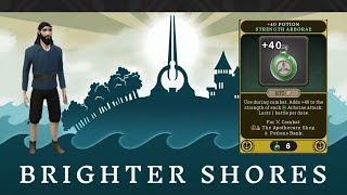 How to make 40 Strength Arborae potion in Brighter Shores [upl. by Aerdnuahs]