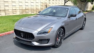 2020 Maserati Quattroporte GTS GranSport Walkaround  Exhaust No TalkingASMR [upl. by Schnur925]