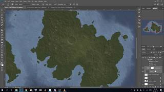 Stream Part 3 Fantasy Map Making in Photoshop [upl. by Ivette]