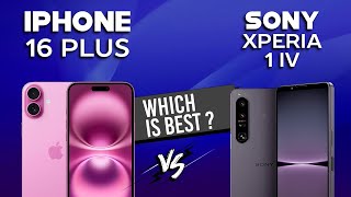 iPhone 16 Plus VS Sony Xperia 1 IV  Full Comparison ⚡Which one is Best [upl. by Kenway339]