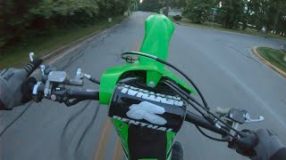 2023 Kawasaki Kx450F  Quick Ride and Wheelies [upl. by Ailehpo]