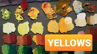 Yellow Oil Paint Comparison [upl. by Golter]