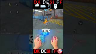 Free Fire Keyboard Mouse Gameplay In Handcam  ⌨️🖱📱freefire shorts viral pcgame [upl. by Eelrak]