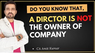 A director is not the Owner of company How do company directors get paid YTSHORTS SHORTS [upl. by Aimo]