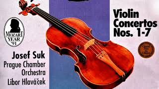 Mozart  The Violin Concertos n°1234567  Presentation Centurys recording  Josef Suk [upl. by Nerreg]