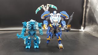 Transformers Legacy United Star Raiders Thundertron Nightstrike and Infernac Calcitron review [upl. by Dlareg]