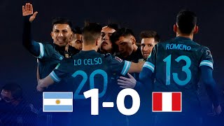 Eliminatorias  Argentina 10 Perú  Fecha 12 [upl. by Alios]