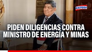 🔴🔵Rómulo Mucho Piden iniciar diligencias preliminares contra ministro de Energía y Minas [upl. by Elburt154]