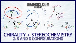 R and S Configuration Using Cahn Ingold Prelog Priority Rules Leah Fisch [upl. by Elie208]