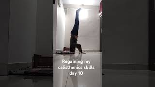 fitness motivation calisthenics fitnessinspiration headstand [upl. by Missie]