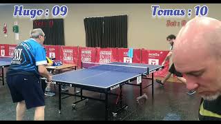 Hugo Amoedo Vs Tomas Astellano  5ta Categoria TMT en Studio Pin Pong [upl. by Lunnete]