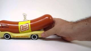 Oscar Mayer Wienermobile Toy Working w quotLittle Oscarquot Popping UP [upl. by Dorri500]