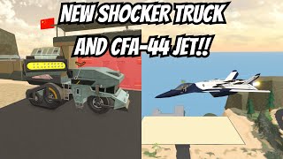 NEW CFA44 JET AND SHOCKER MISSILE TRUCK IN MILITARY TYCOON [upl. by Erolyat]