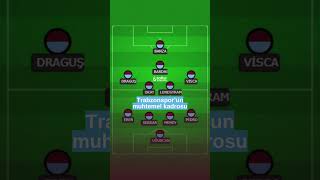 TRABZONSPORUN HATAYSPOR MUHTEMEL KADROSU [upl. by Jos]